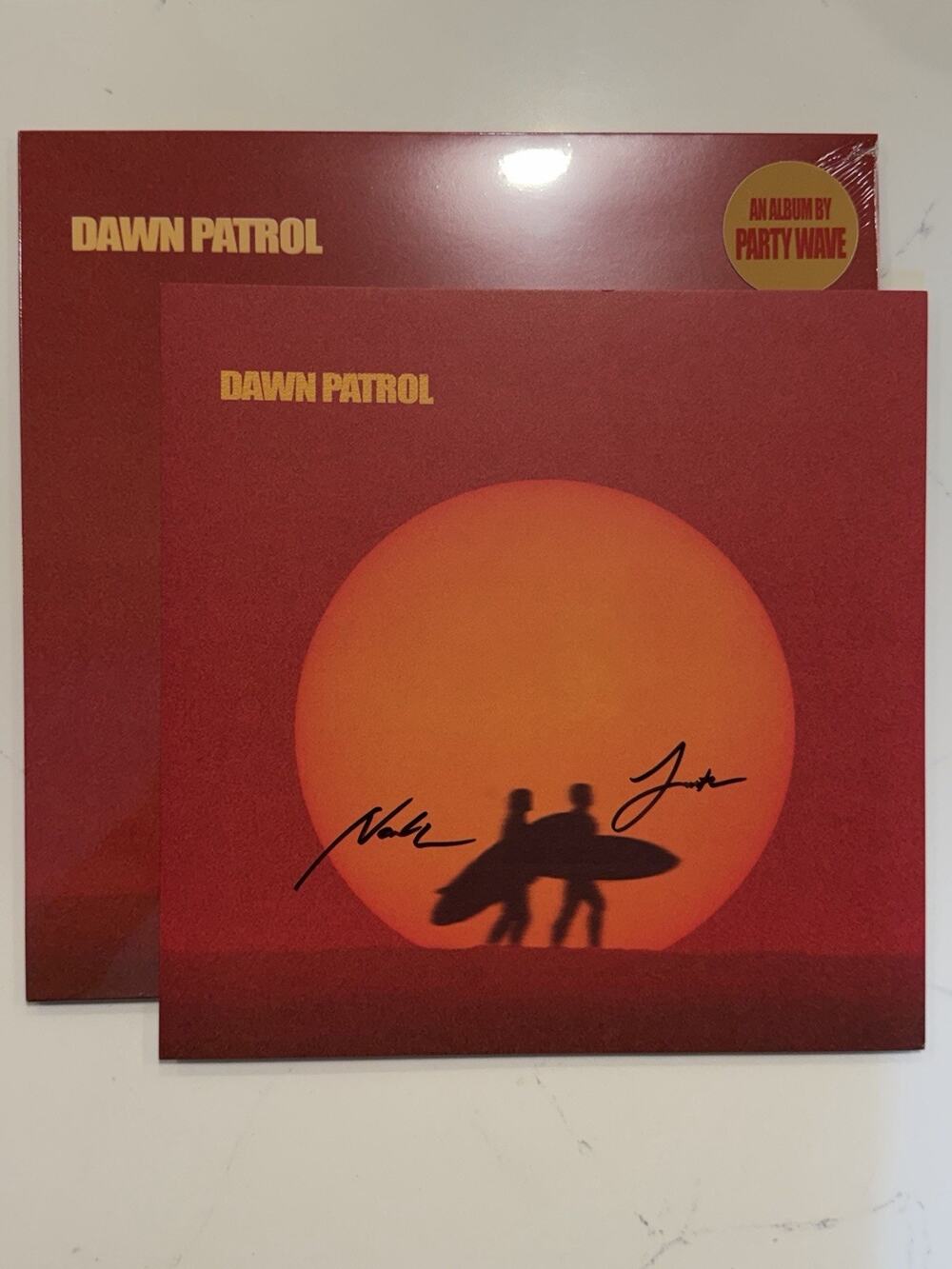 Party Wave SIGNED Dawn Patrol Orange Swirl Vinyl Forrest Frank AUTOGRAPHED #4